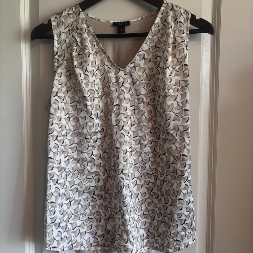 Ann Taylor ginko leaf blouse